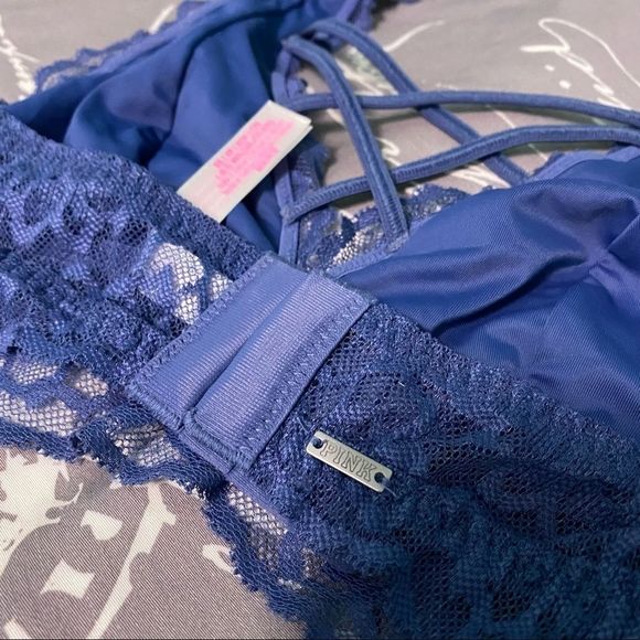 Lace bralette halter topΒ Victoria Secret PINK - Picture 5 of 7